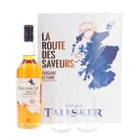 Talisker with 2 glasses (B-goods) 10 Years