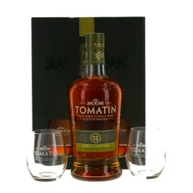 Tomatin with 2 glasses (B-ware) 12 Years