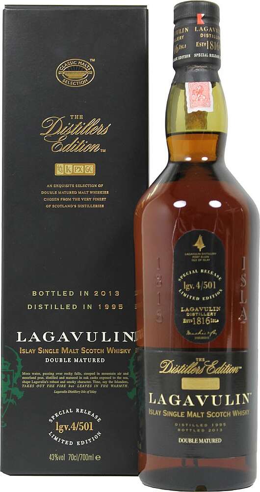 Lagavulin 10 Years Scotch Malt Whisky 0.7L (43% Vol.) - Lagavulin - Whisky