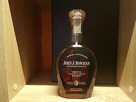 John J. Bowman "Pioneer Spirit" / Virginia Straight Bourbon Whiskey / Single Barrel