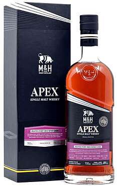 M&H Apex Peated Fort. Red Wine Cask