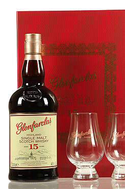 Glenfarclas with 2 Glasses