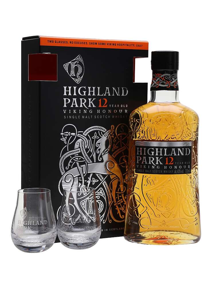 Pack 2 Highland Viking Park Honour Year 12 Glass Old