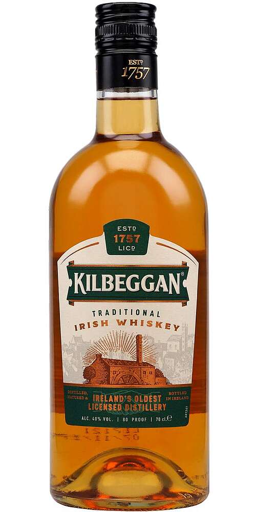 Kilbeggan Traditional Whiskey (new Irish Label)
